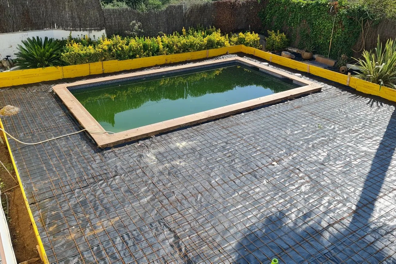 Reforma completa de Jardín - Obra del terreno