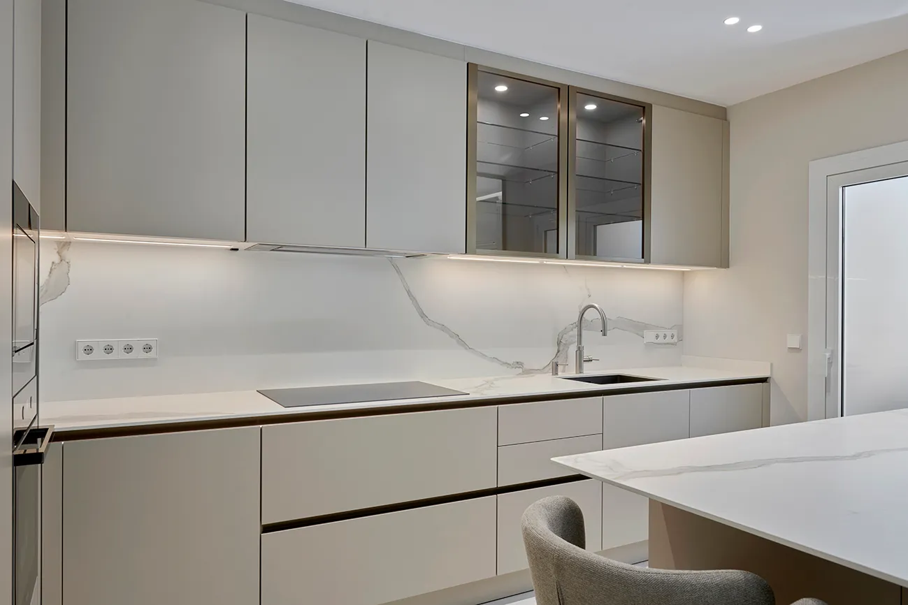 Reforma Piso - cocina moderna y funcional