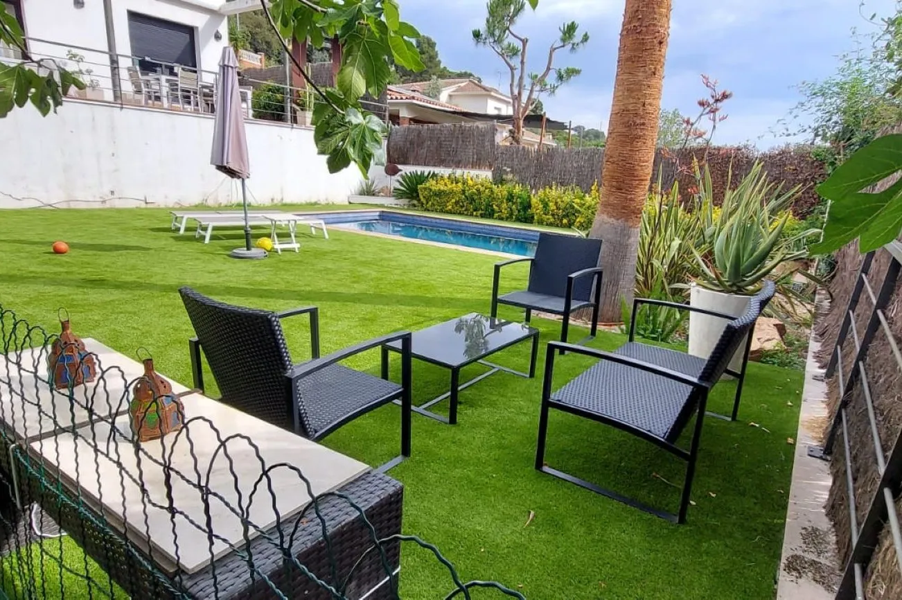 Reforma completa de Jardín - zona de estar